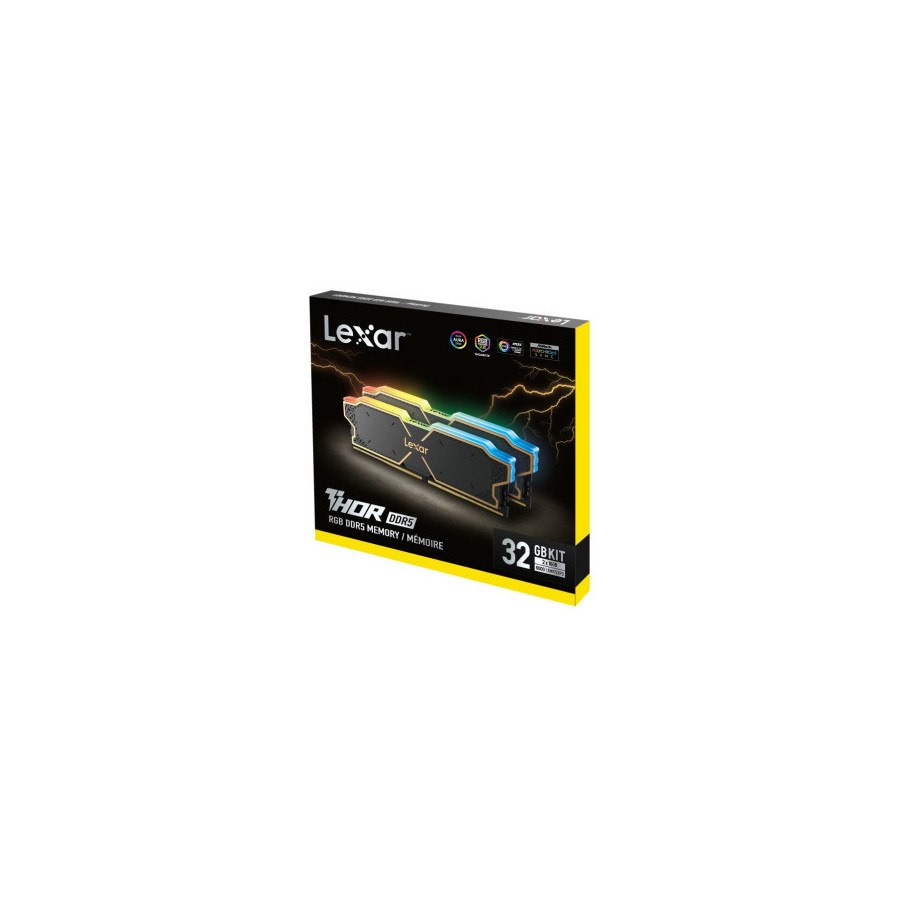 19125-LEXAR THOR RGB DDR5 32GB 2X16GB 6000MHZ CL38 19125-LEXAR THOR RGB DDR5 32GB 2X16GB 6000MHZ CL38