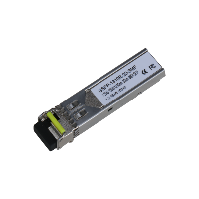 GSFP 1310R 20 SMF DAHUA MoDULO oPTICO GIGABIT TRANSCEPTOR DE FIBRA SFP MONOMODO SM LC 1GBPS ENViO 1550NM RECEPCIoN 1310NM HASTA