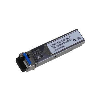 GSFP 1310T 20 SMF DAHUA MoDULO oPTICO GIGABIT TRANSCEPTOR DE FIBRA SFP MONOMODO SM PUERTO LC ENViO 1310NM RECEPCIoN 1550NM HAST