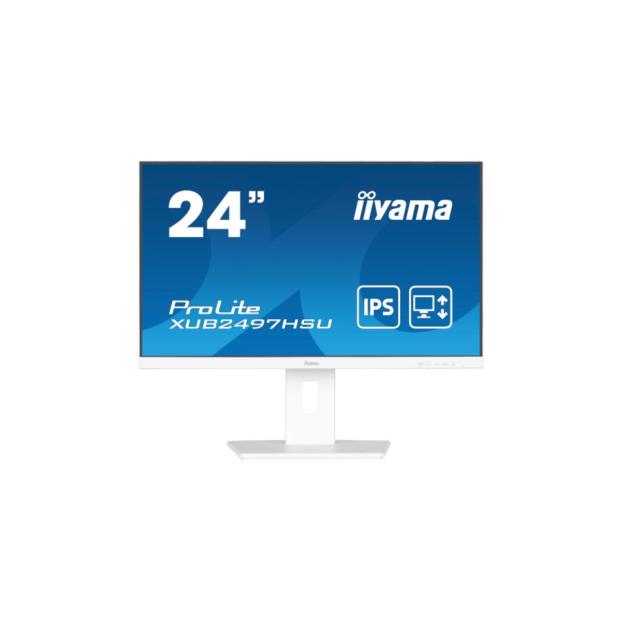 19233-iiyama ProLite XUB2497HSU-W2 pantalla para PC 60,5 cm (23.8") 1920 x 1080 Pixeles Full HD LED Blanco