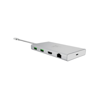 Razer USB C Dock Alambrico USB 32 Gen 1 31 Gen 1 Type C Aluminio