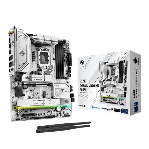 19403-PLACA ASROCK Z890 STEEL LEGEND WIFI,INTEL,1851,Z890,4DDR5,WIFI,ATX