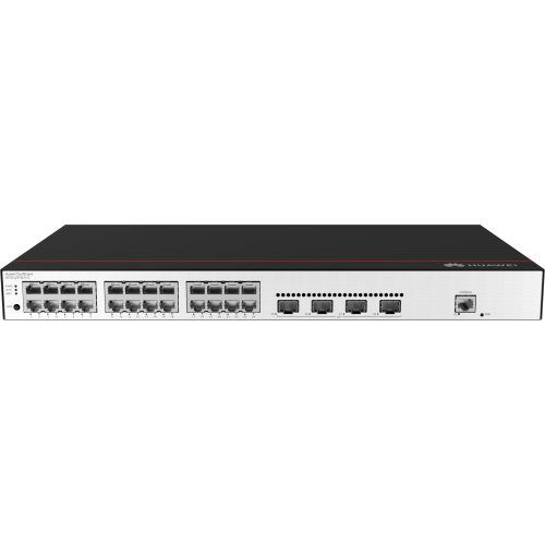 19558-Huawei CloudEngine S5735-L24T4S-A-V2 Gestionado L3 Gigabit Ethernet (10/100/1000) 1U Negro, Plata