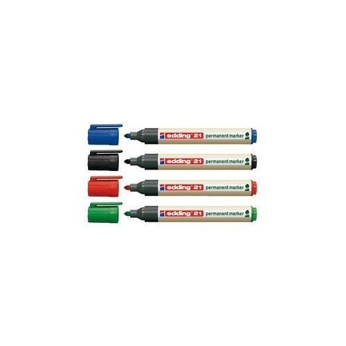 19747-MARCADOR PERMANENTE EDDING ECOLINE 21 COLOR ROJO EDDING 21-002