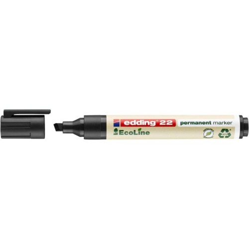 19751-MARCADOR PERMANENTE EDDING ECOLINE 22 COLOR NEGRO EDDING 22-001