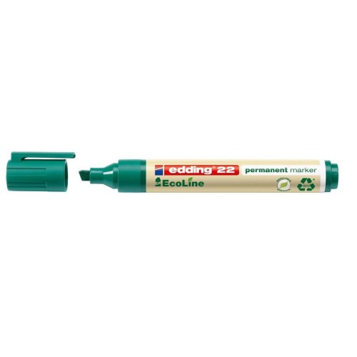 19755-MARCADOR PERMANENTE EDDING ECOLINE 22 COLOR VERDE EDDING 22-004