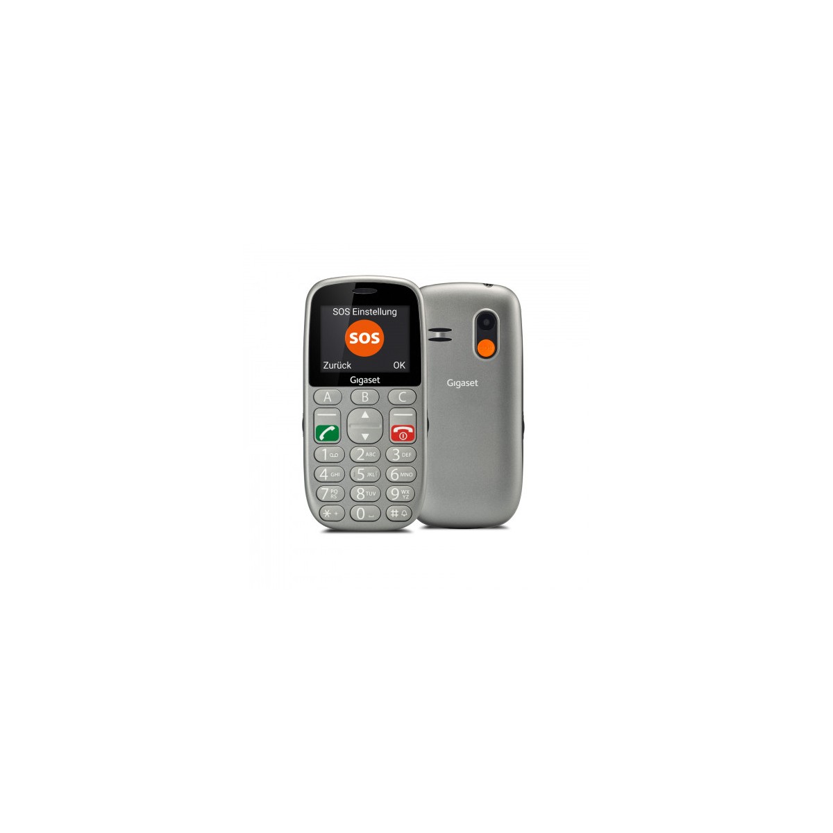 Gigaset GL390 559 cm 22 88 g Gris Telefono para personas mayores