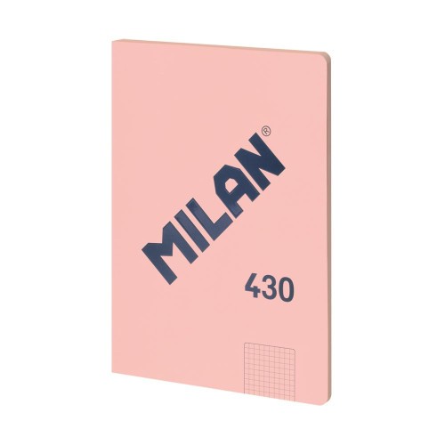 19848-LIBRETA ENCOLADA, PAPEL CUADRICULADO, 48 HOJAS A4, SERIE 1918, ROSA MILAN 57243G48P