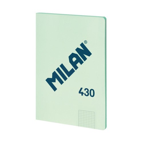 19850-LIBRETA ENCOLADA, PAPEL CUADRICULADO, 48 HOJAS A4, SERIE 1918, VERDE MILAN 57243G48GR