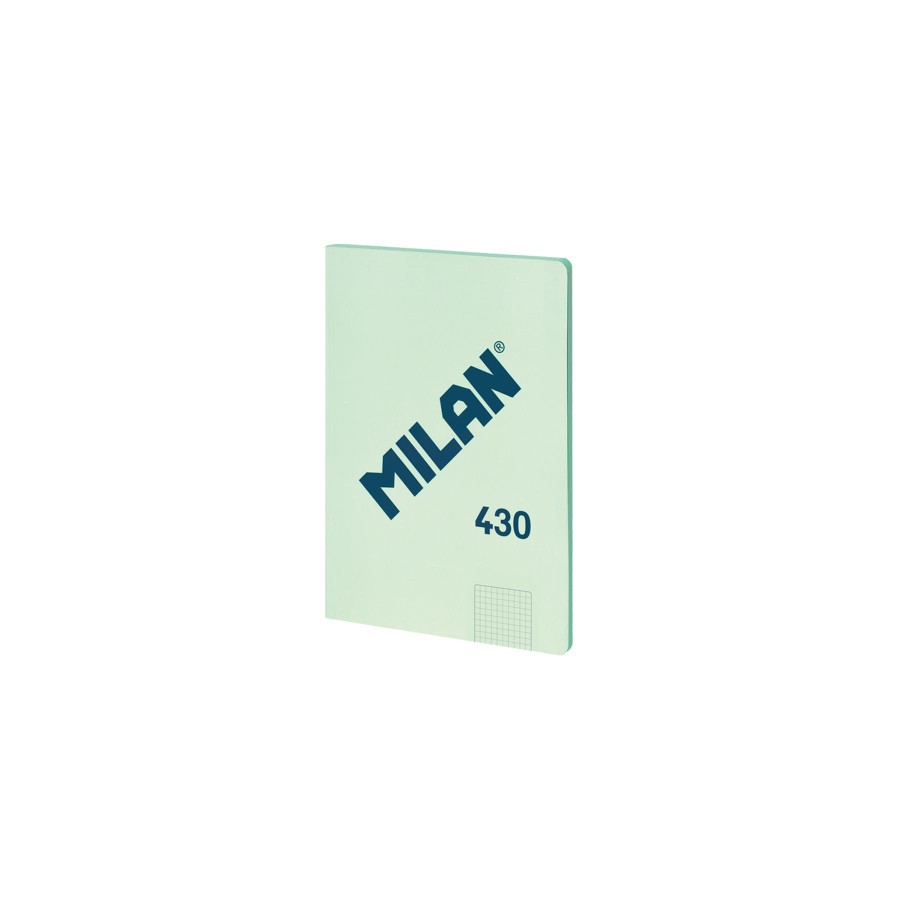 19850-LIBRETA ENCOLADA, PAPEL CUADRICULADO, 48 HOJAS A4, SERIE 1918, VERDE MILAN 57243G48GR