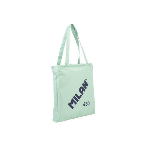 19883-BOLSO SHOPPER COLECCION 430 SINCE 1918, VERDE MILAN 62102SNCGR