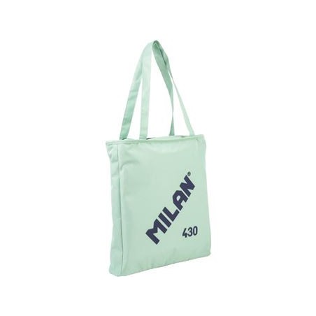 19883-BOLSO SHOPPER COLECCION 430 SINCE 1918, VERDE MILAN 62102SNCGR