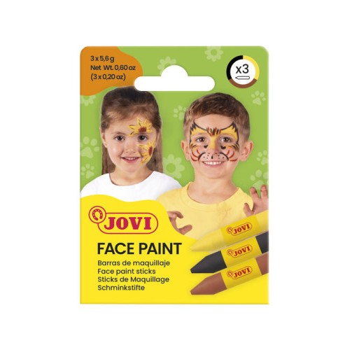 19900-SET MAQUILLAJE FACE PAINT ESTUCHE DE 3 BARRAS ANIMAL JOVI 175AN