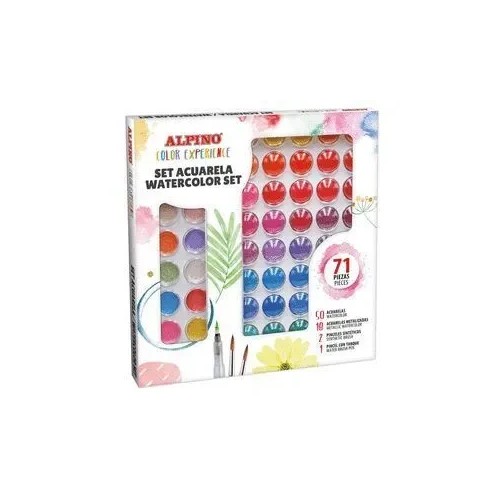 19917-SET WATERCOLOR COLOR EXPERIENCE 71 PZAS ALPINO AQ001040