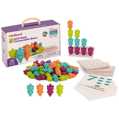 19921-SET ECO MATH CONNECTABLE BEARS MINILAND 32149