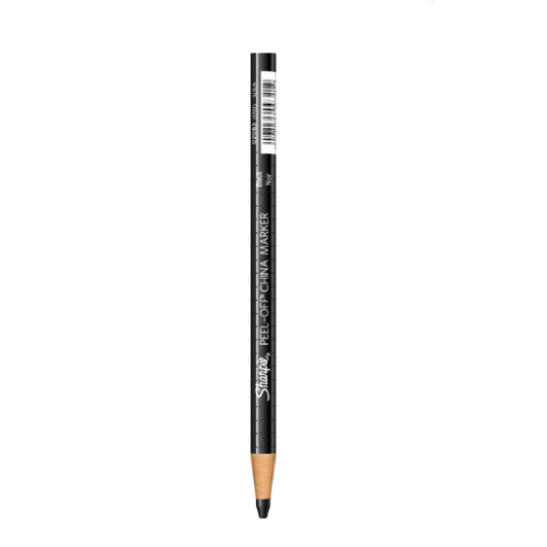19943-MARCADOR DE CERA CHINA MARKER F - NEGRO SHARPIE S0305071