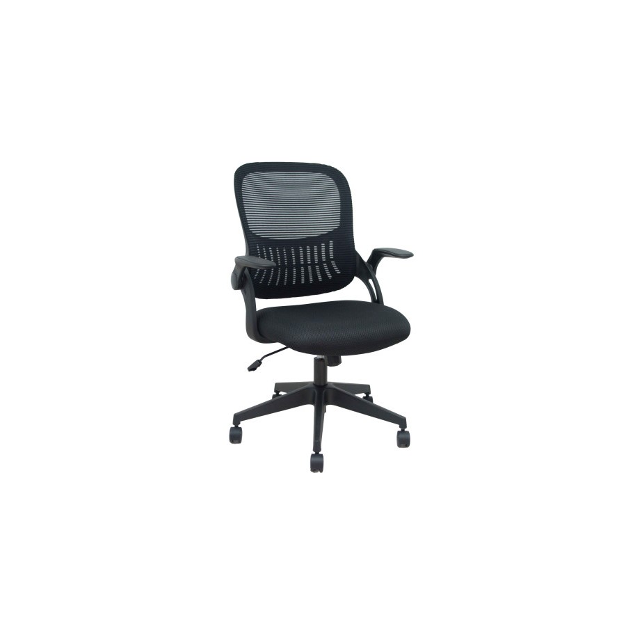 19953-SILLA OPTI544 NEGRA RESPALDO MALLA NEGRO ASIENTO 3D NEGRO FOROL BY PIQUERAS Y CRESPO 544BNM8403D840RN