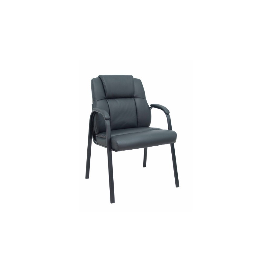 19955-SILLON CONFIDENTE ARGES SIMILPIEL NEGRO PIQUERAS Y CRESPO 543PTNSP840