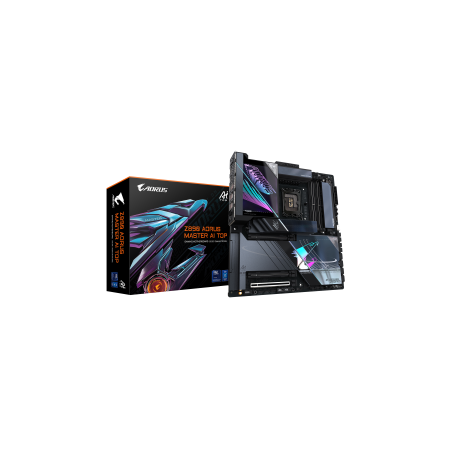 20086-PLACA GIGABYTE Z890 AORUS MASTER AI TOP,INTEL,1851,Z890,4DDR5,256GB,2THUNDERBOLT,4SATA3+4M.2,2LAN10GB+WIFI7+BT5.4, 20086-PLACA GIGABYTE Z890 AORUS MASTER AI TOP,INTEL,1851,Z890,4DDR5,256GB,2THUNDERBOLT,4SATA3+4M.2,2LAN10GB+WIFI7+BT5.4,