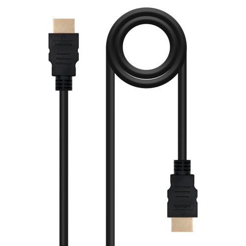 20135-Nanocable Cable HDMI alta velocidad / HEC, A/M-A/M, Negro, 10 m
