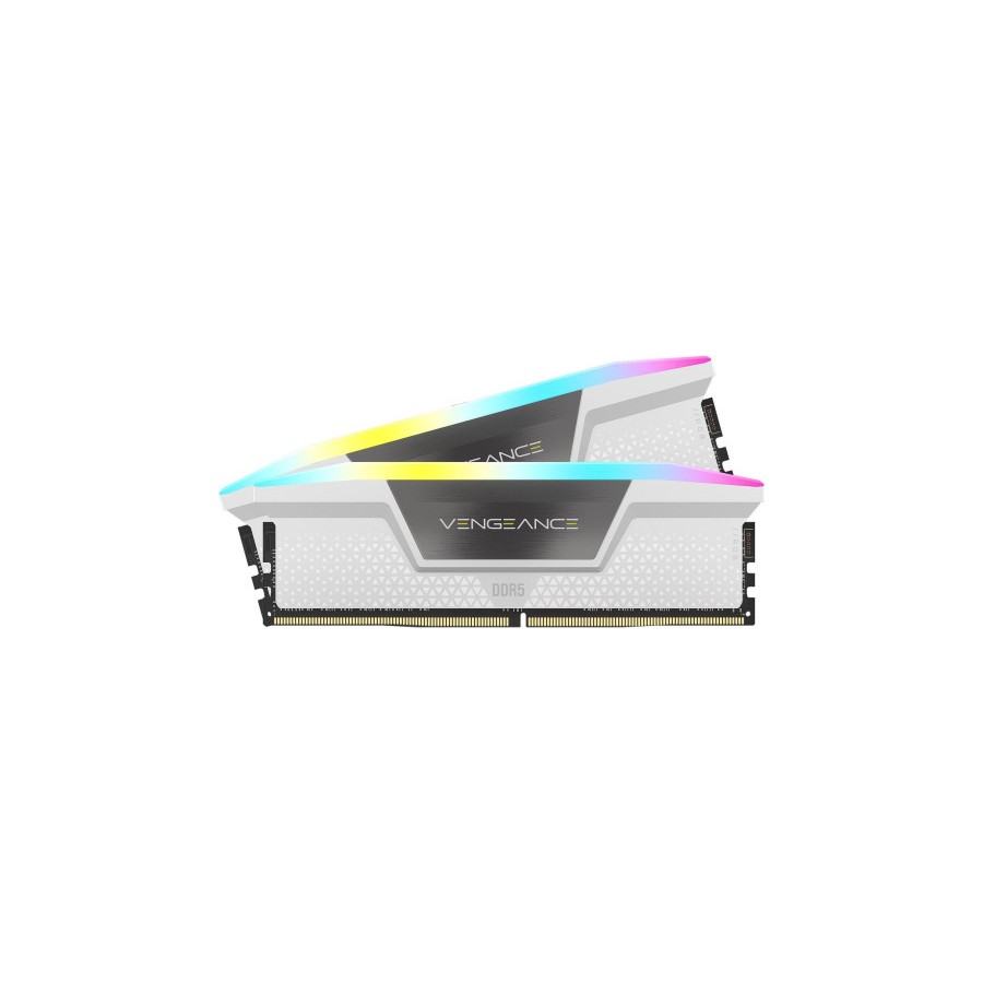 20145-MEMORIA CORSAIR DDR5 32GB 2X16GB PC6000 VENGEANCE RGB BLANCA CMH32GX5M2B6000Z30W 20145-MEMORIA CORSAIR DDR5 32GB 2X16GB PC6000 VENGEANCE RGB BLANCA CMH32GX5M2B6000Z30W