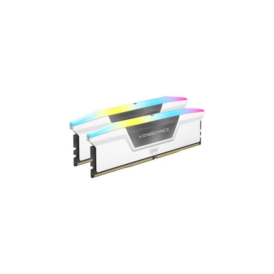 20146-MEMORIA CORSAIR DDR5 64GB 2X32GB PC6000 VENGEANCE RGB BLANCA CMH64GX5M2B6000Z30W 20146-MEMORIA CORSAIR DDR5 64GB 2X32GB PC6000 VENGEANCE RGB BLANCA CMH64GX5M2B6000Z30W