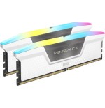 20148-MEMORIA CORSAIR DDR5 32GB 2X16GB PC6000 VENGEANCE RGB BLANCA CMH32GX5M2E6000Z36W