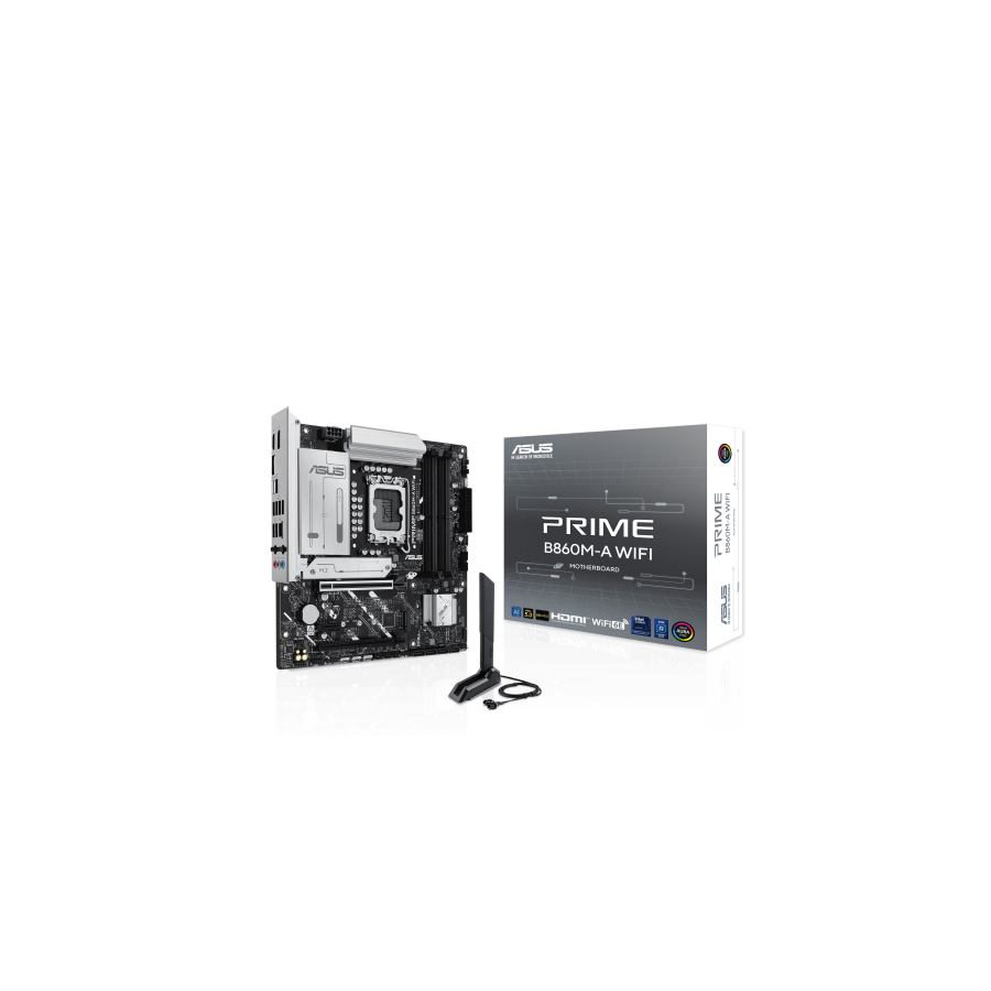 20374-ASUS PRIME B860M-A WIFI Intel B860 LGA 1851 (Socket V1) micro ATX 20374-ASUS PRIME B860M-A WIFI Intel B860 LGA 1851 (Socket V1) micro ATX