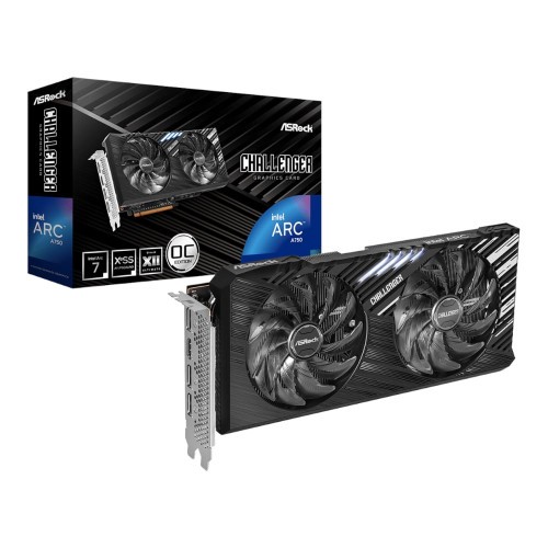 20399-VGA ASROCK A750 CHALLENGER SE 8GB OC,INTEL,A750,8GB,GDDR6,256BIT,3DP+1HDMI,2 VENTILADORES (A750 CL SE 8GO)