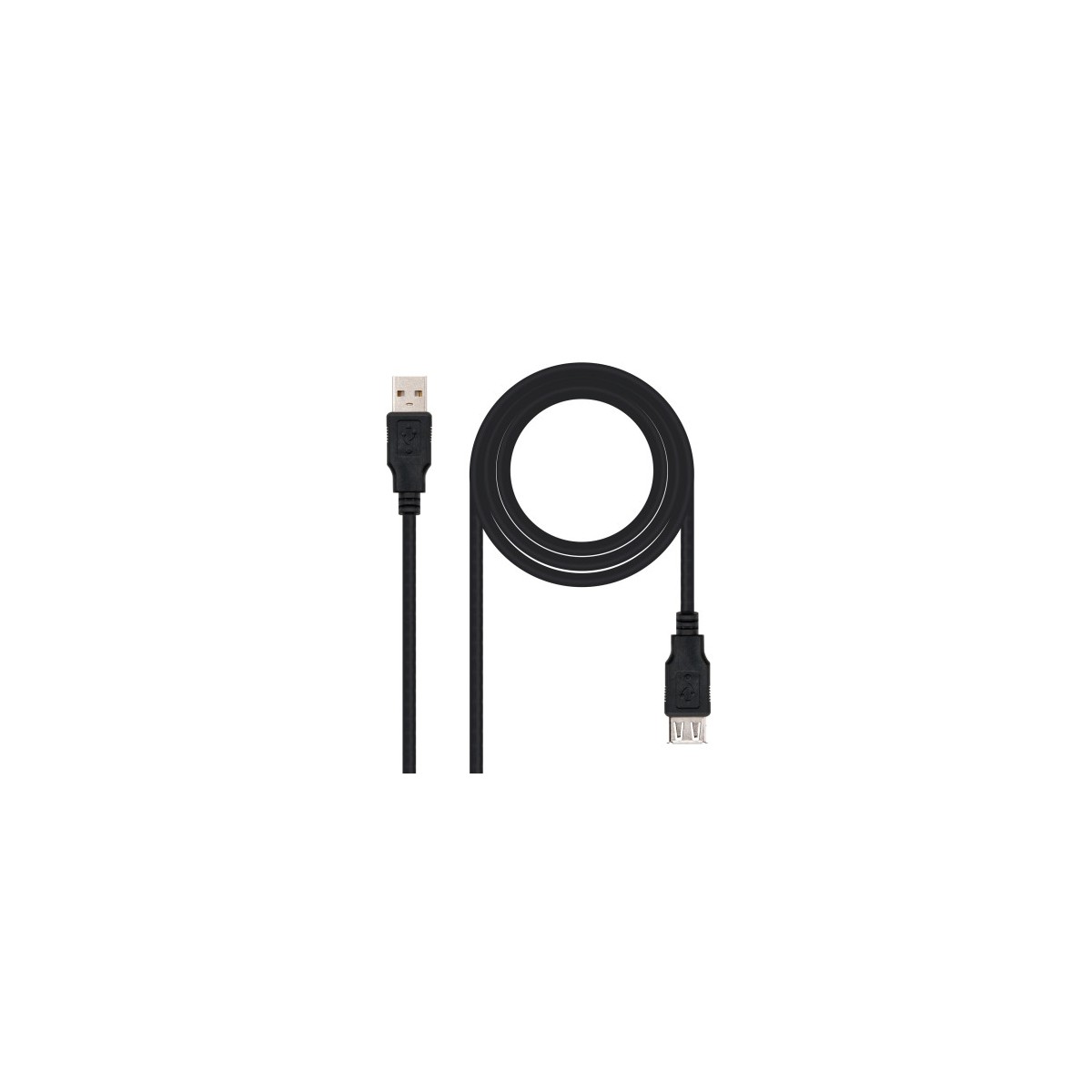 NANOCABLE CABLE USB 20 TIPO A M A H NEGRO 18 M