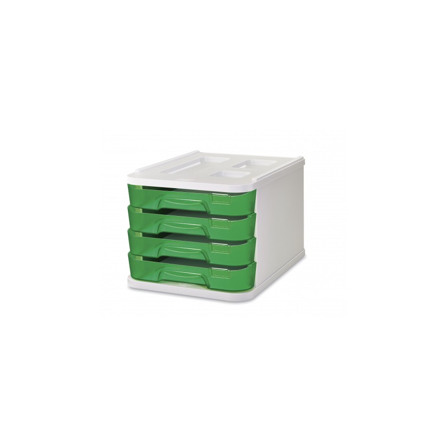 2083-MODULO DE 4 CAJONES POLIESTIRENO VERDE FLUOR FAIBO 1000M-19 2083-MODULO DE 4 CAJONES POLIESTIRENO VERDE FLUOR FAIBO 1000M-19