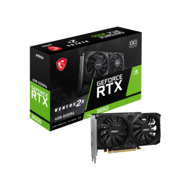 MSI VENTUS GeForce RTX 3050 2X E 6G OC NVIDIA 6 GB GDDR6