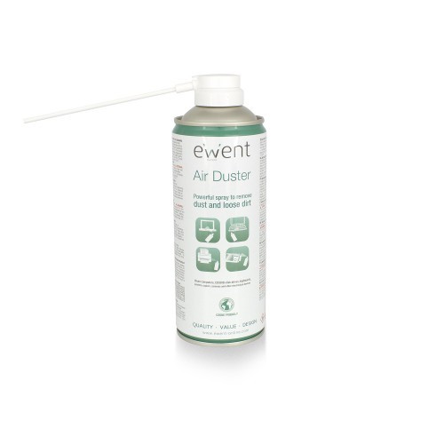 21254-Ewent EW5601 kit de limpieza para computadora Lugares dificiles de alcanzar Limpiador de aire comprimido para limp