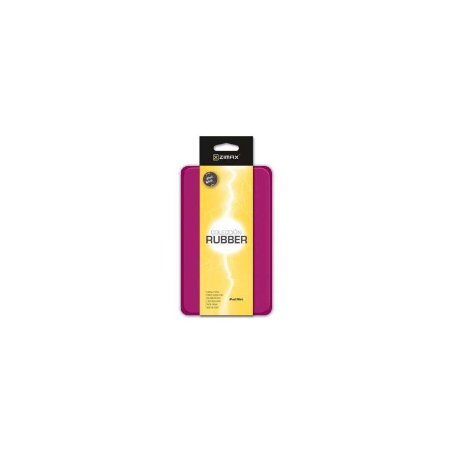 21357-Zimax Funda Tablet iPad MINI 3 RUBBER. Violeta