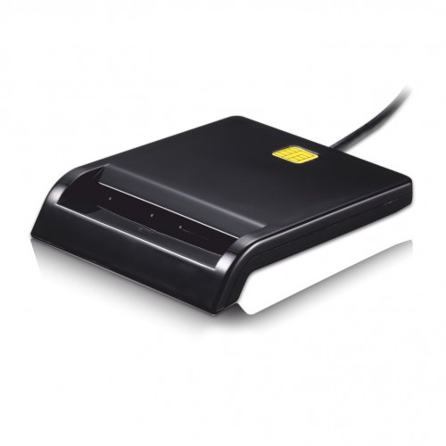 21396-TooQ LECTOR DE TARJETA DNIe EXTERNO USB 2.0 NEGRO