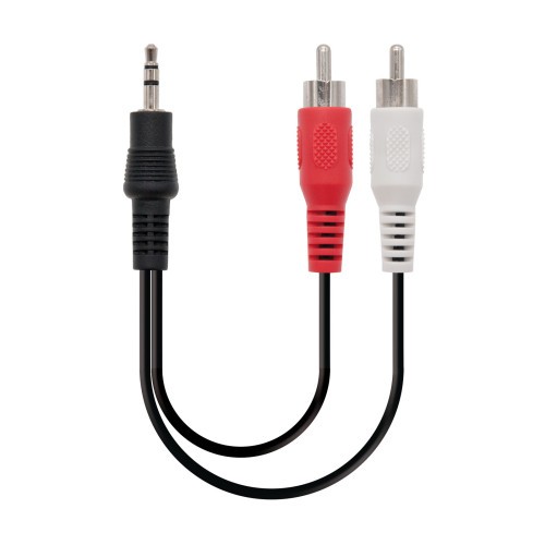 21502-Nanocable CABLE AUDIO ESTEREO 3.5/M-2xRCA/M 1.5 M