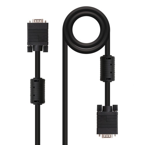 21542-NANOCABLE SVGA CON FERRITA, HDB15/M-HDB15/M, 6.0 M (10.15.0106)