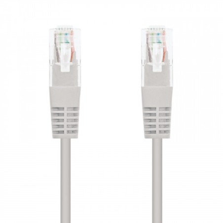 21576-Nanocable CABLE RED LATIGUILLO RJ45 CAT.6 UTP AWG24, 10 M