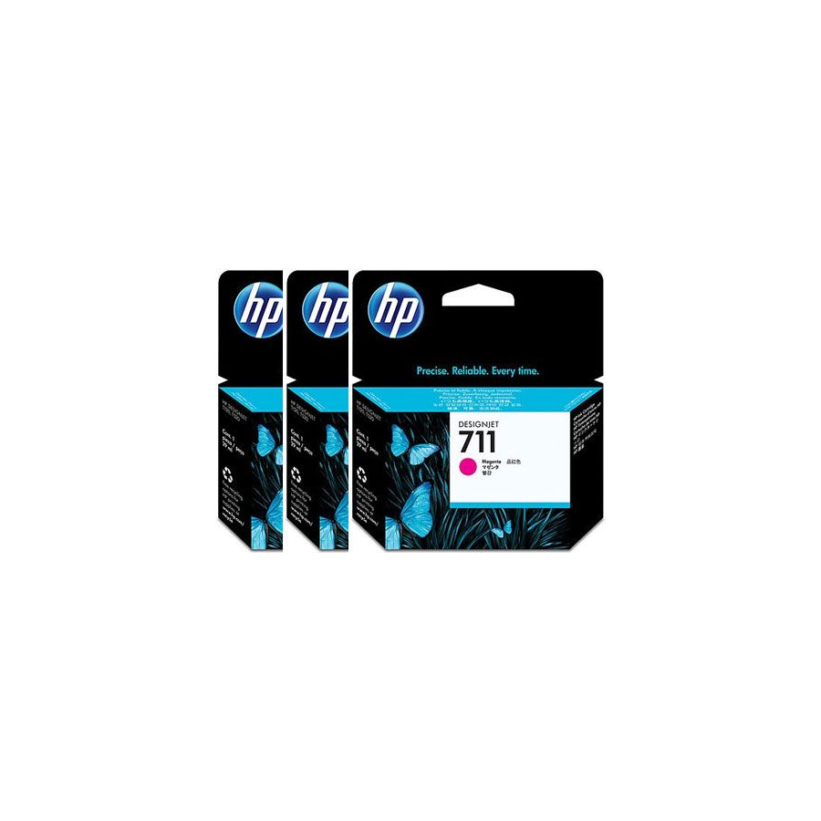 21675-HP 711 PACK 3 CARTUCHOSS DE TINTA HP711 MAGENTA (CZ135A) 21675-HP 711 PACK 3 CARTUCHOSS DE TINTA HP711 MAGENTA (CZ135A)
