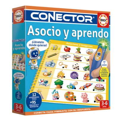 JUEGO CONECTOR ASOCIO Y APRENDO EDUCA BORRAS 20084