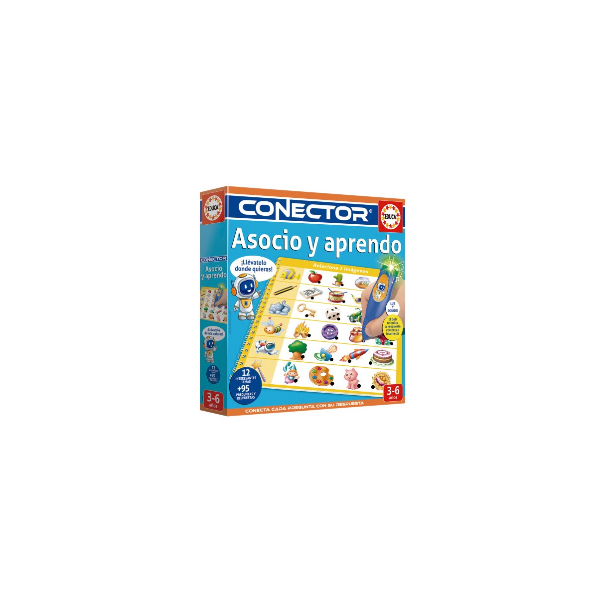 JUEGO CONECTOR ASOCIO Y APRENDO EDUCA BORRAS 20084