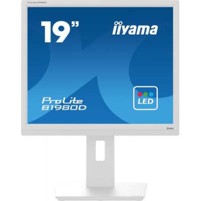 iiyama ProLite B1980D W5 pantalla para PC 483 cm 19 1280 x 1024 Pixeles SXGA LCD Blanco