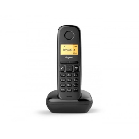 22225-Gigaset A170 Duo Telefono DECT/analogico Negro Identificador de llamadas