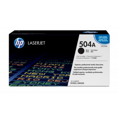 HP 504A TONER HP504A NEGRO CE250A