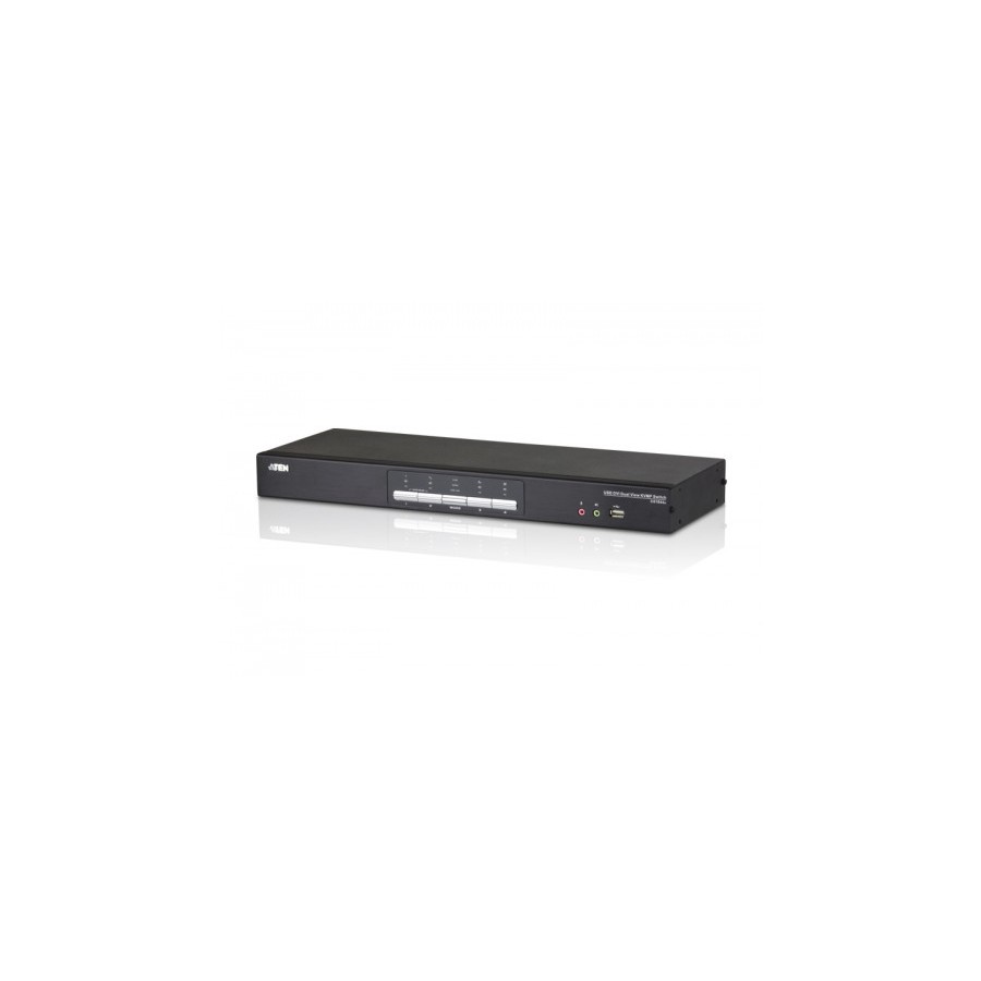 22583-Aten CS1644A interruptor KVM Montaje en rack Negro 22583-Aten CS1644A interruptor KVM Montaje en rack Negro