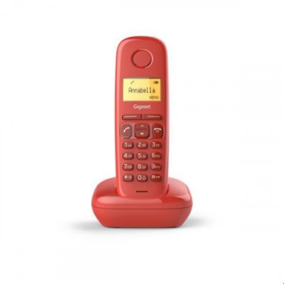 Gigaset A170 Telefono DECT Rojo