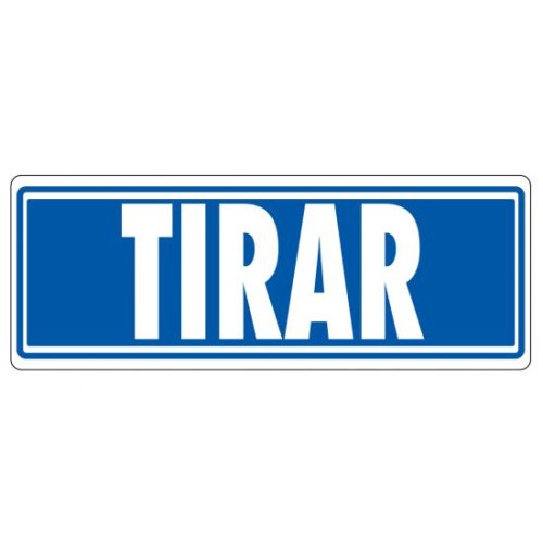 22785-SENAL "TIRAR" 175X65 PVC GRIS ARCHIVO 2000 6177-03 GS
