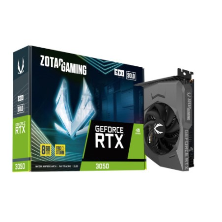 22870-Zotac GAMING GeForce RTX 3050 Eco Solo NVIDIA 8 GB GDDR6