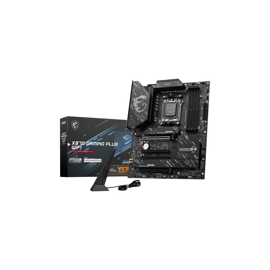 22921-PLACA MSI X870 GAMING PLUS WIFI,AMD,AM5,X870,4DDR5,LAN5G+WIFI7+BT5.4,ATX 22921-PLACA MSI X870 GAMING PLUS WIFI,AMD,AM5,X870,4DDR5,LAN5G+WIFI7+BT5.4,ATX