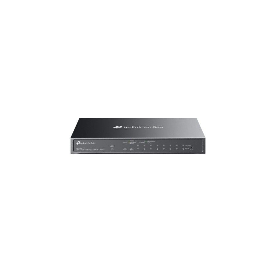 22946-TP-Link Omada ES210GMP switch Gestionado Gigabit Ethernet (10/100/1000) Energia sobre Ethernet (PoE) Negro 22946-TP-Link Omada ES210GMP switch Gestionado Gigabit Ethernet (10/100/1000) Energia sobre Ethernet (PoE) Negro